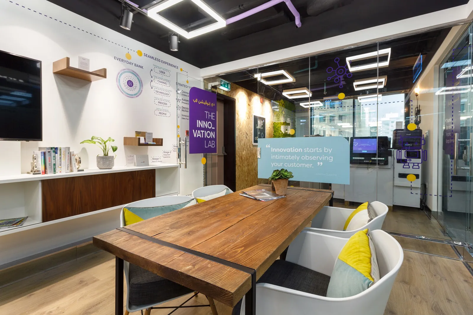 BisB Innovation Lab timber works in Bahrain