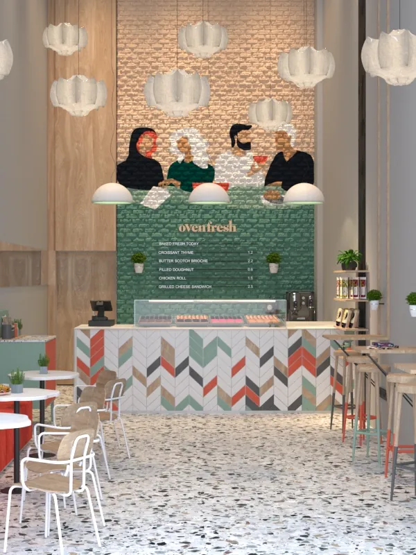 3D visual: Ovenfresh Bakery Cafe