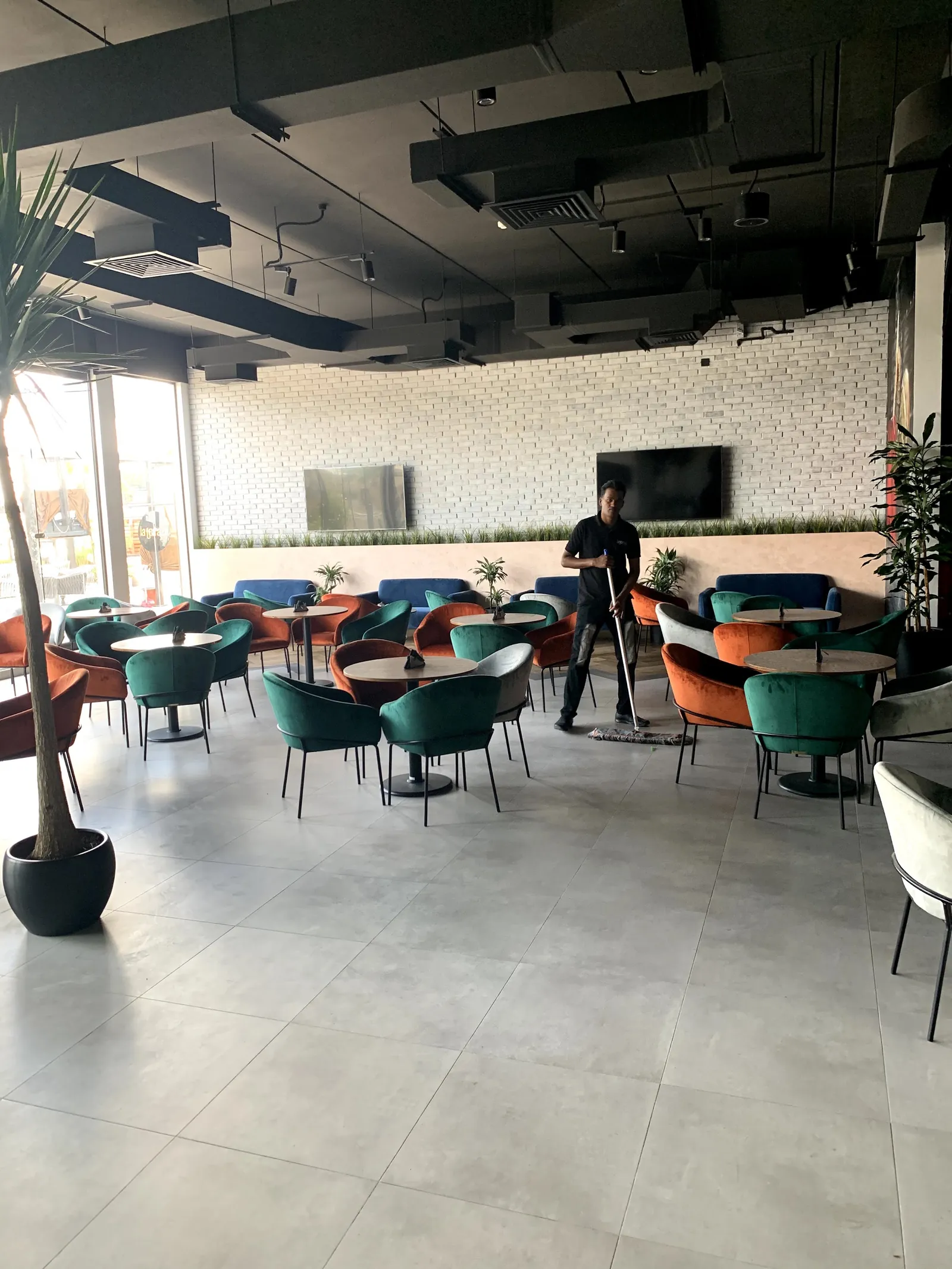 La Terraza shisha cafe interior in Bahrain