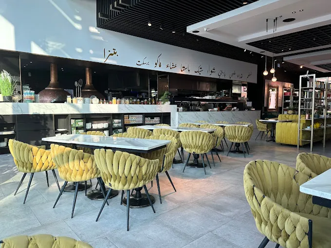 Tea Club cafe and restaurant interior in Manama, Bahrain