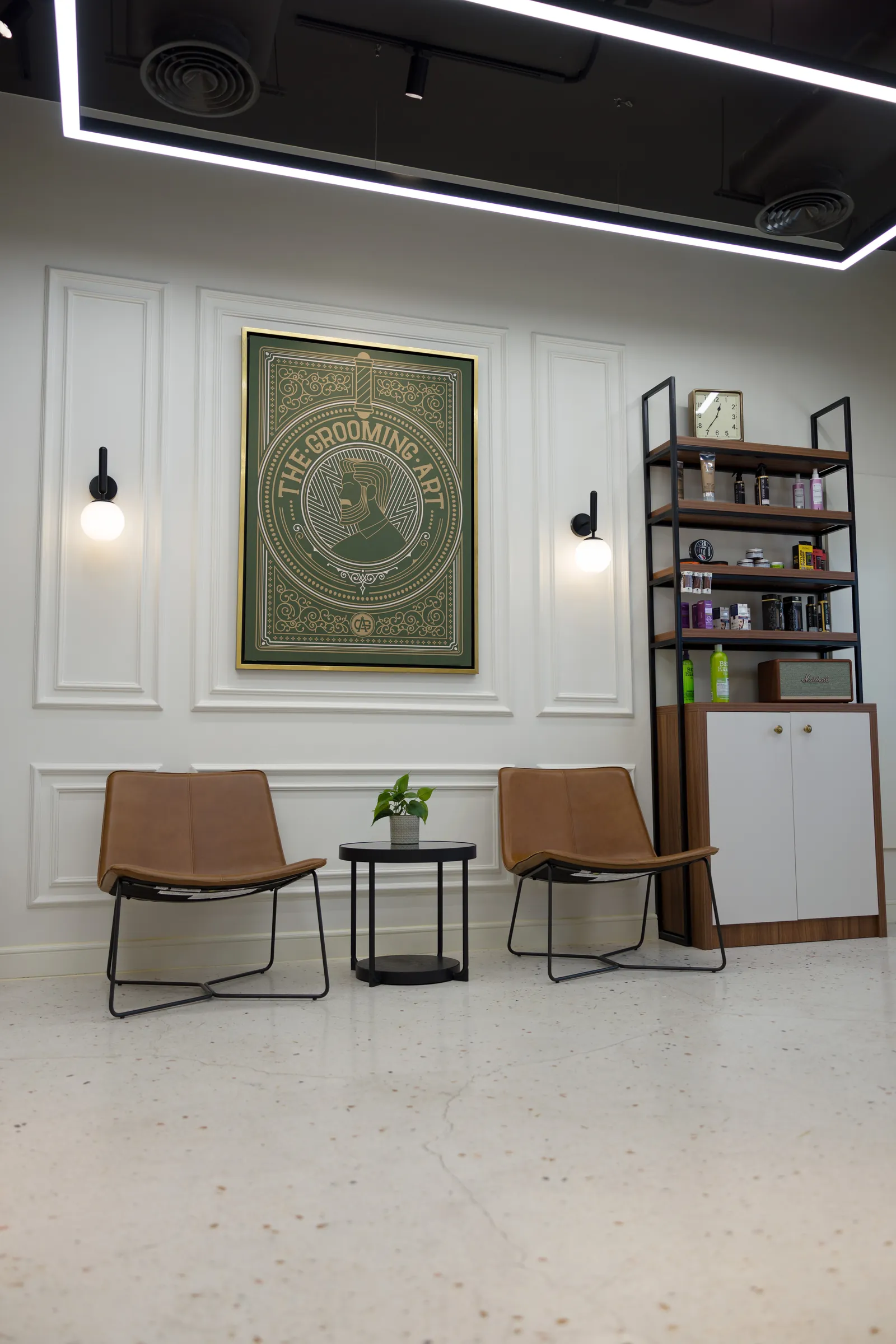 The Grooming Art barber shop interior in Manama, Bahrain (4)