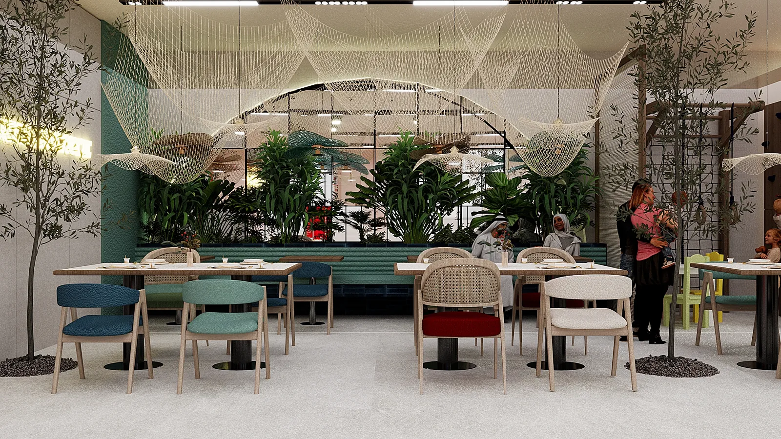 Yum Yum Experience, Amwaj, Restaurant: 3D design visual by Rectangles